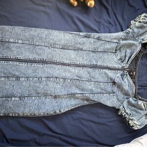 Women's Blue Denim Dress
